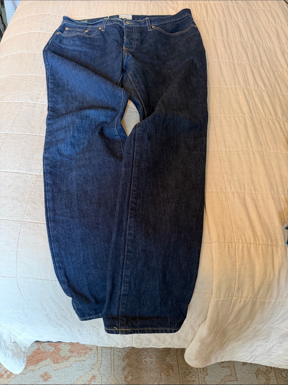Sid Mashburn Dark Indigo Straight Jeans